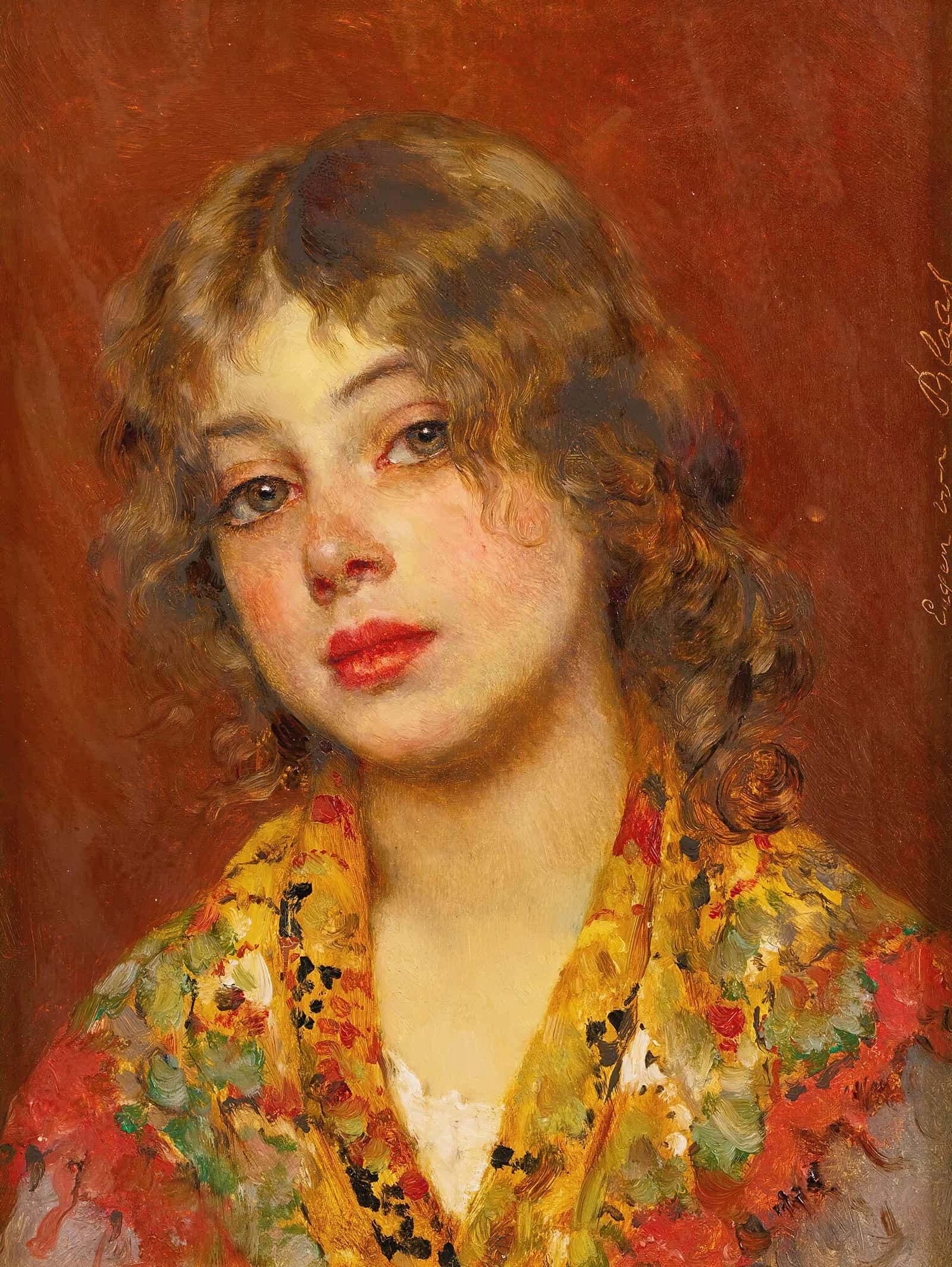 Gypsy Girl by Eugen Von Blaas