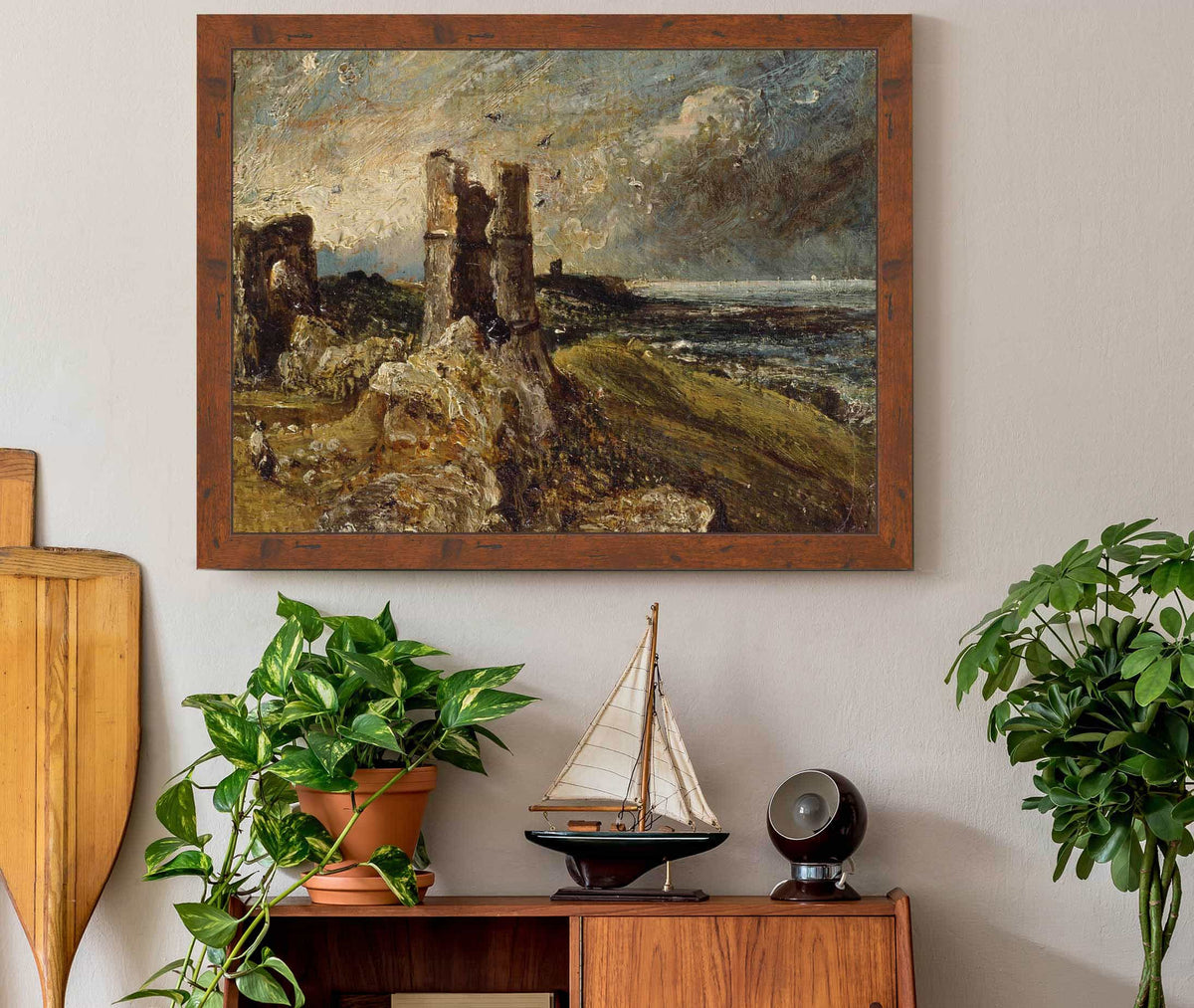 Hadleigh Castle by John Constable