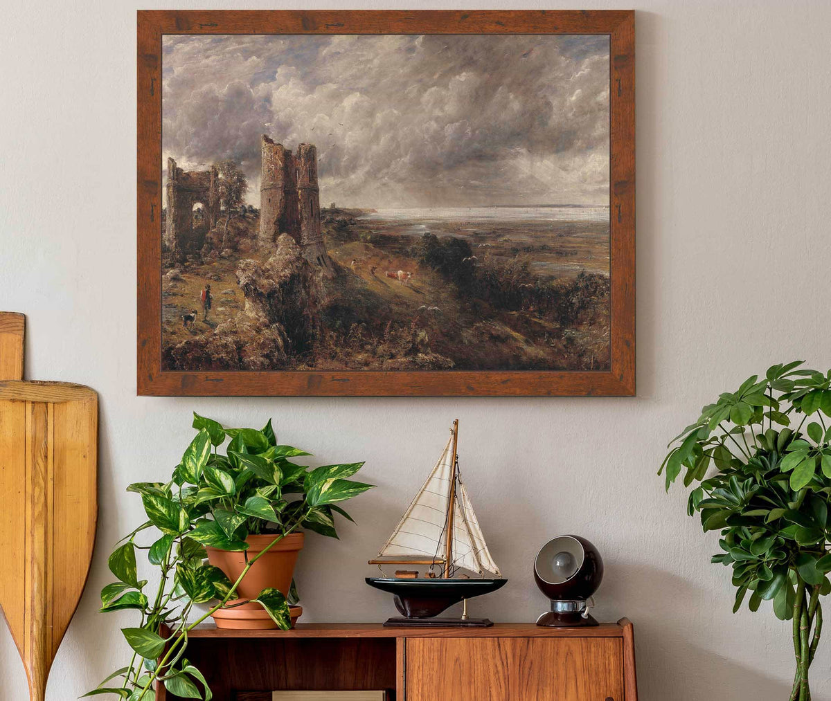 Hadleigh Castle The Mouth Of The Thames Morning After A Stormy Night by John Constable