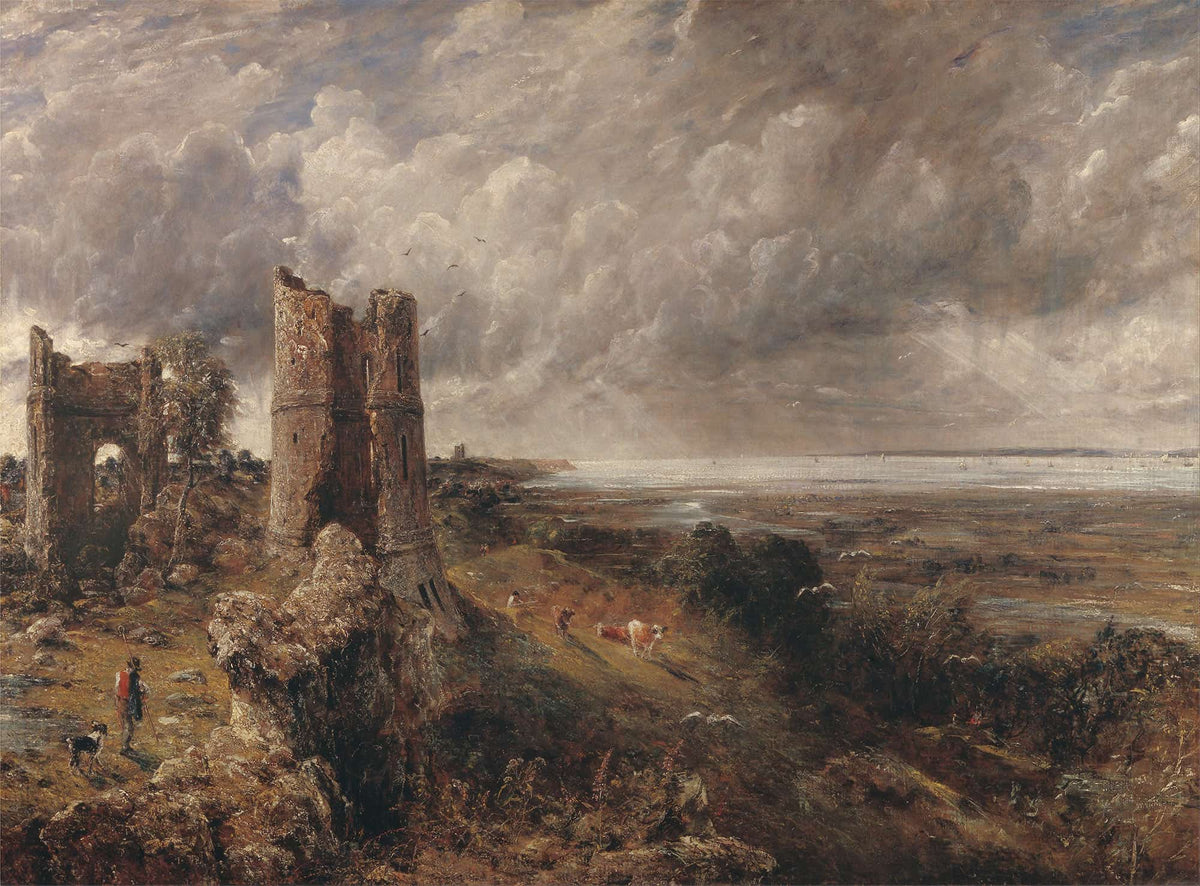 Hadleigh Castle The Mouth Of The Thames Morning After A Stormy Night by John Constable