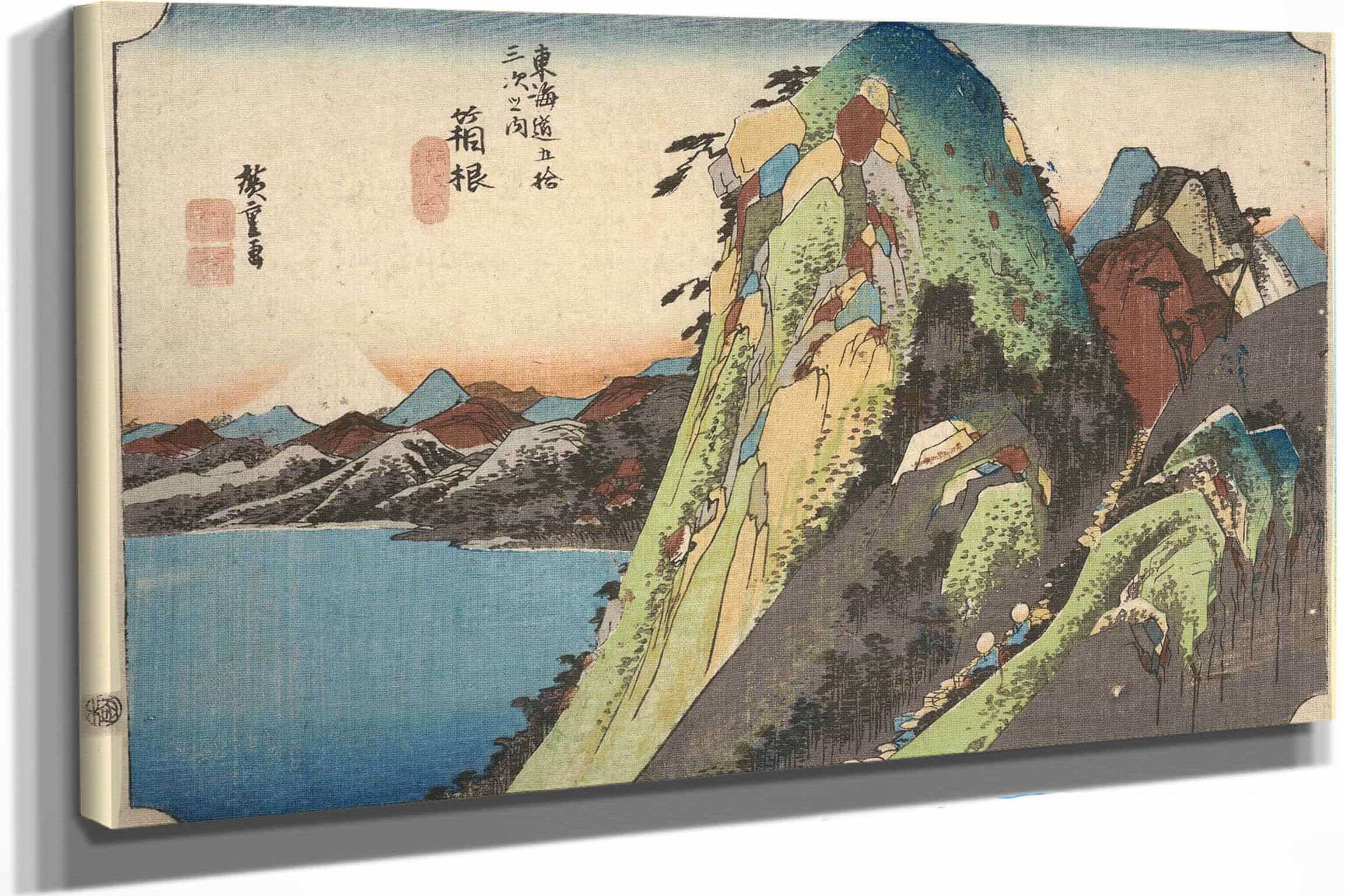 Hakone The Lake Kosui   by Ando Hiroshige