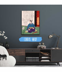 Hakoomaru Kneeling By A Short Sword by Tsukioka Yoshitoshi