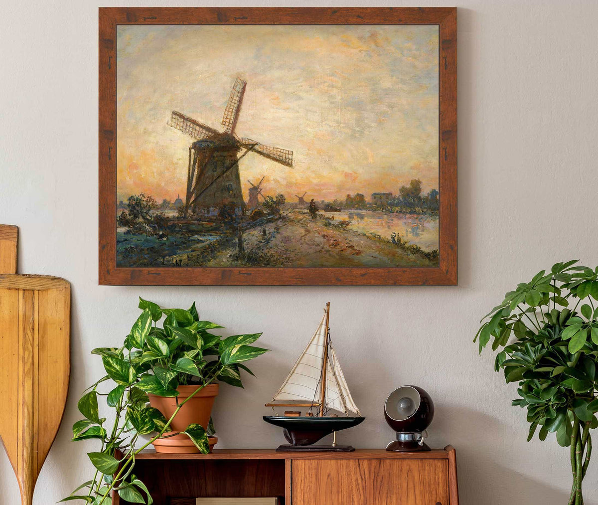 Halage En Hollande by Johan Barthold Jongkind