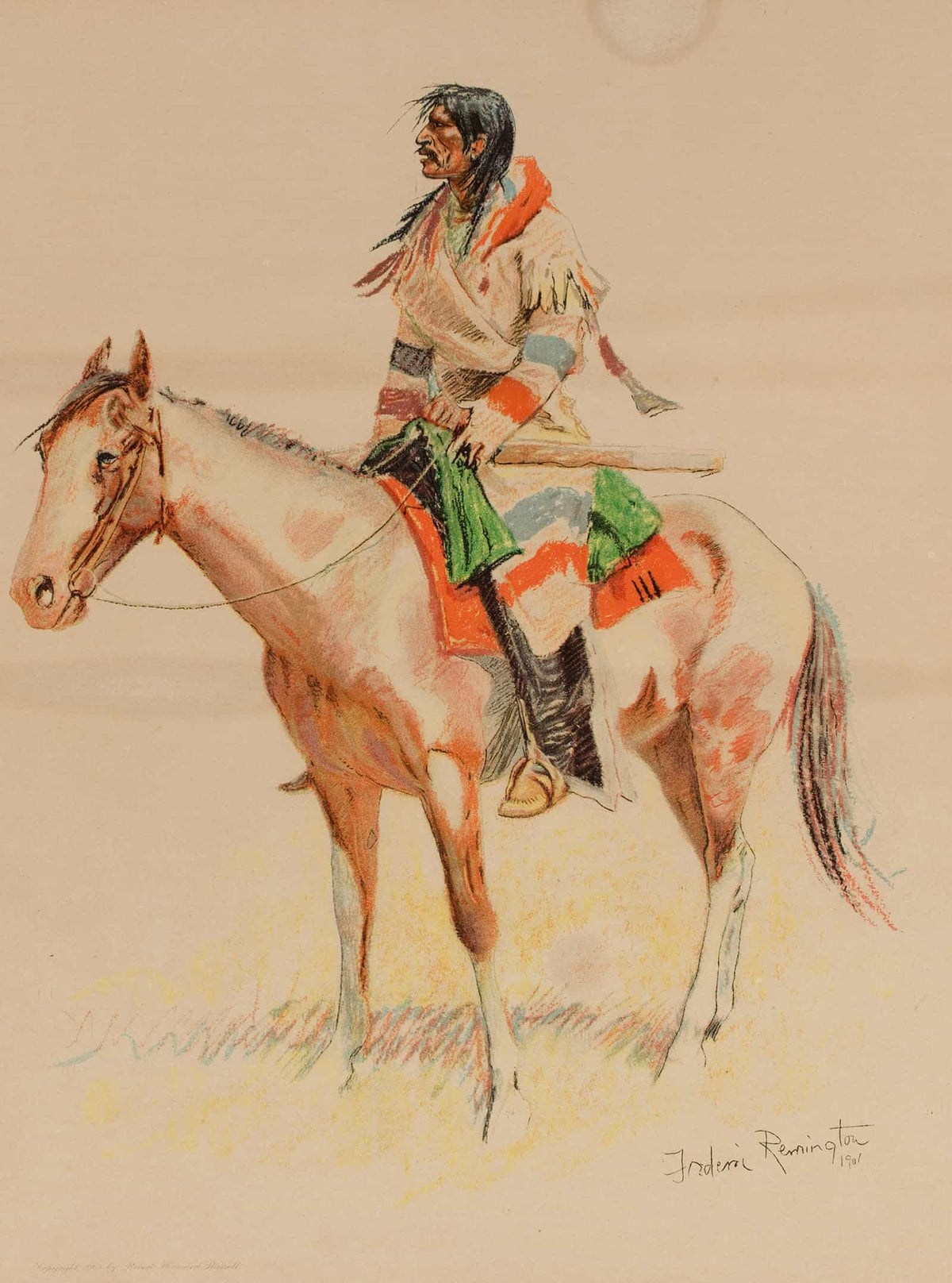 Half Breed by Frederic Remington
