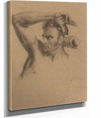Half Length Male Nude Early Th Century by William Etty
