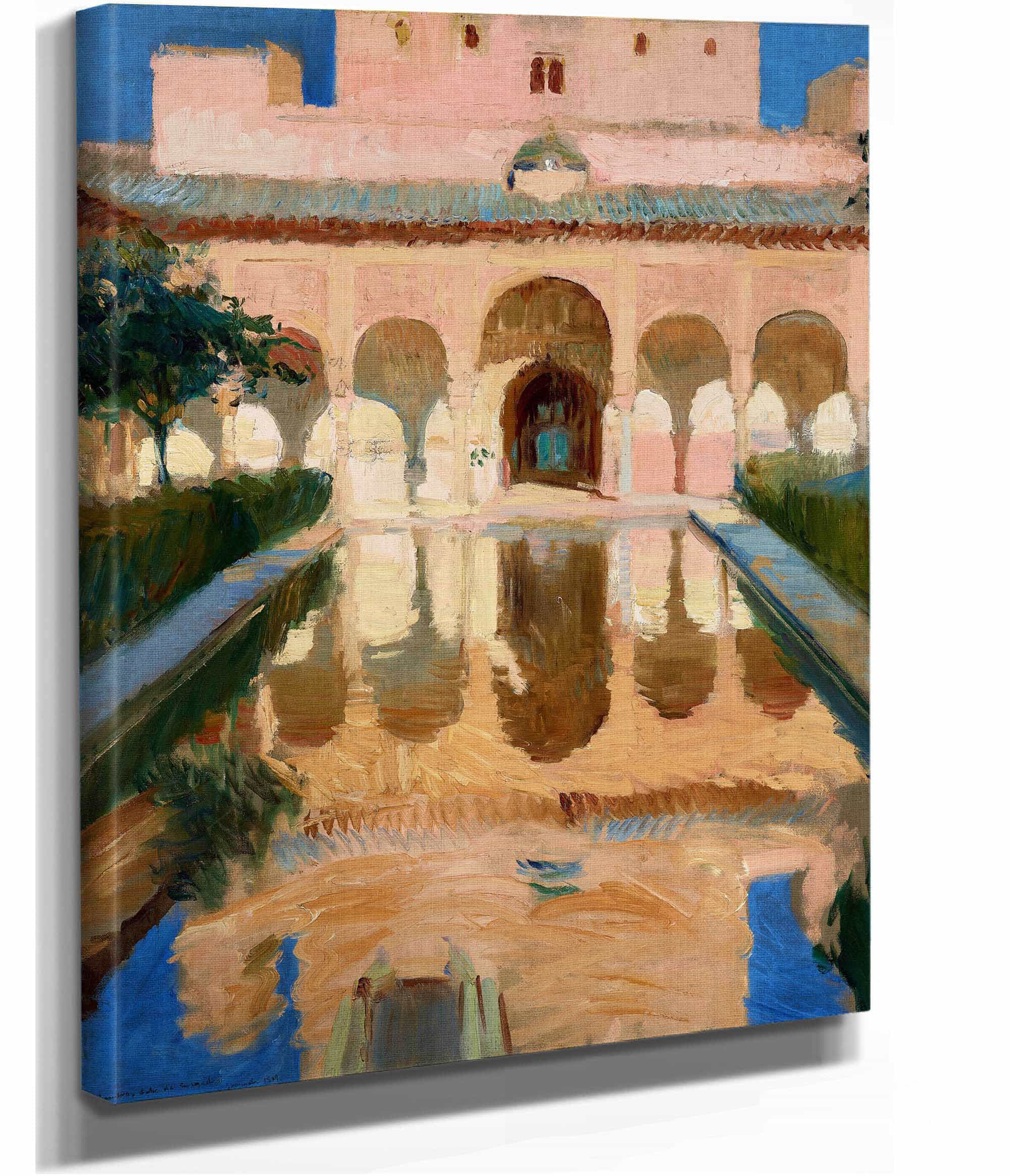 Hall Of The Ambassadors Alhambra Granada by Joaquin Sorolla