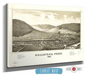 Hallstead Penn 1887 State of Pennsylvania