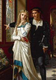 Hamlet And Ophelia by Hugues Merle