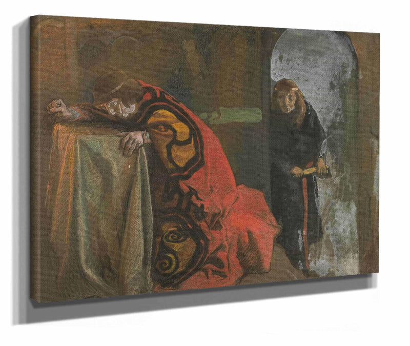 Hamlet Now Might I Do It Act Iii Scene Hamlet by Edwin Austin Abbey