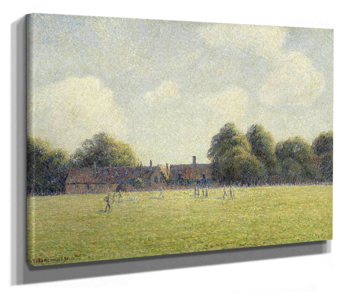 Hampton Court Green by Camille Pissarro