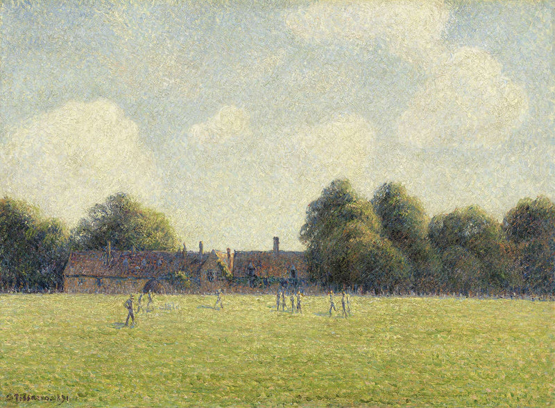 Hampton Court Green by Camille Pissarro