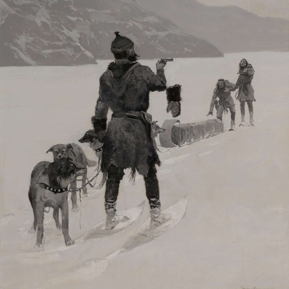 Hands Off by Frederic Remington