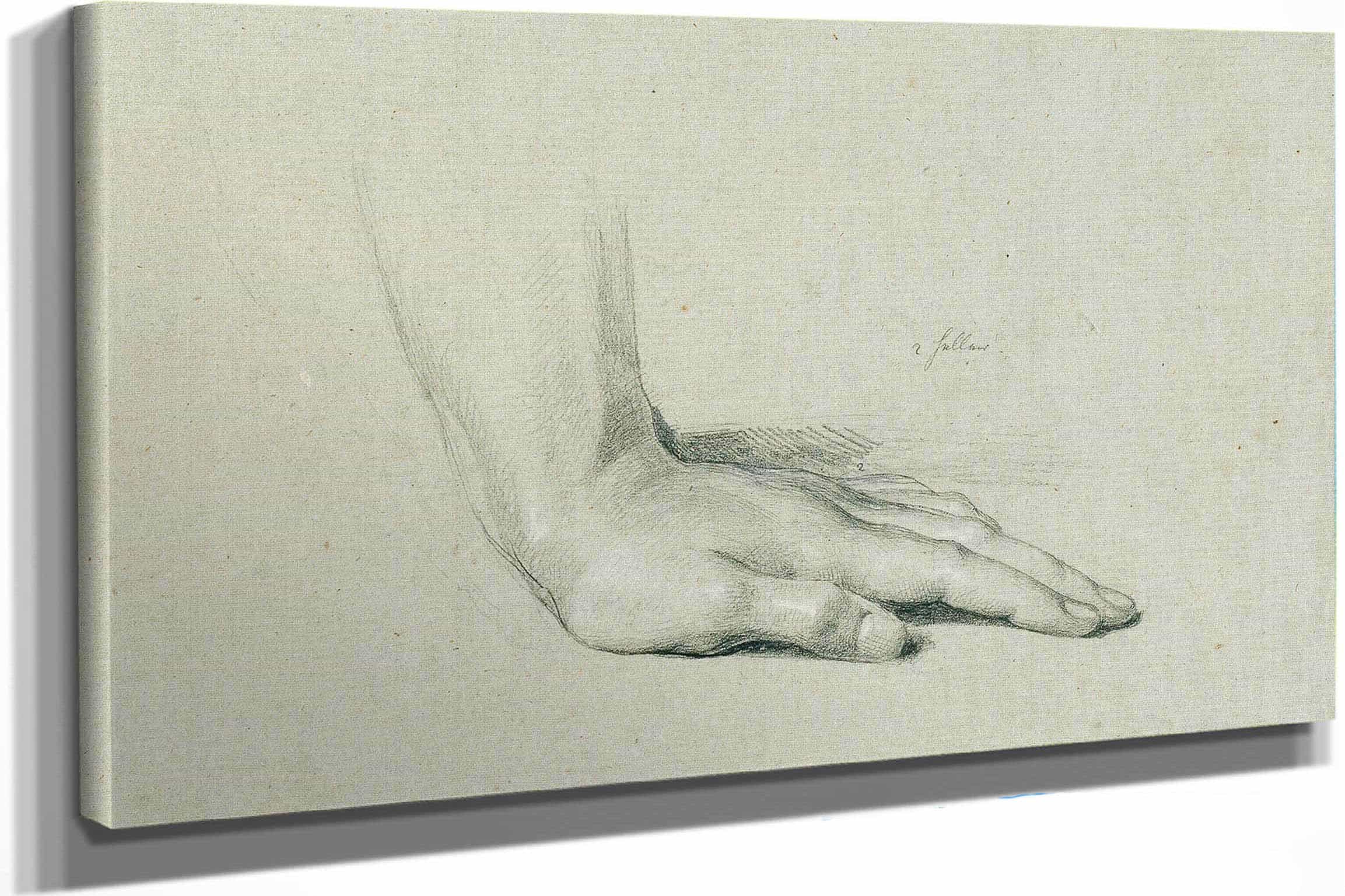 Handstudie Zu Arindal Und Daura  by Johann Peter Krafft