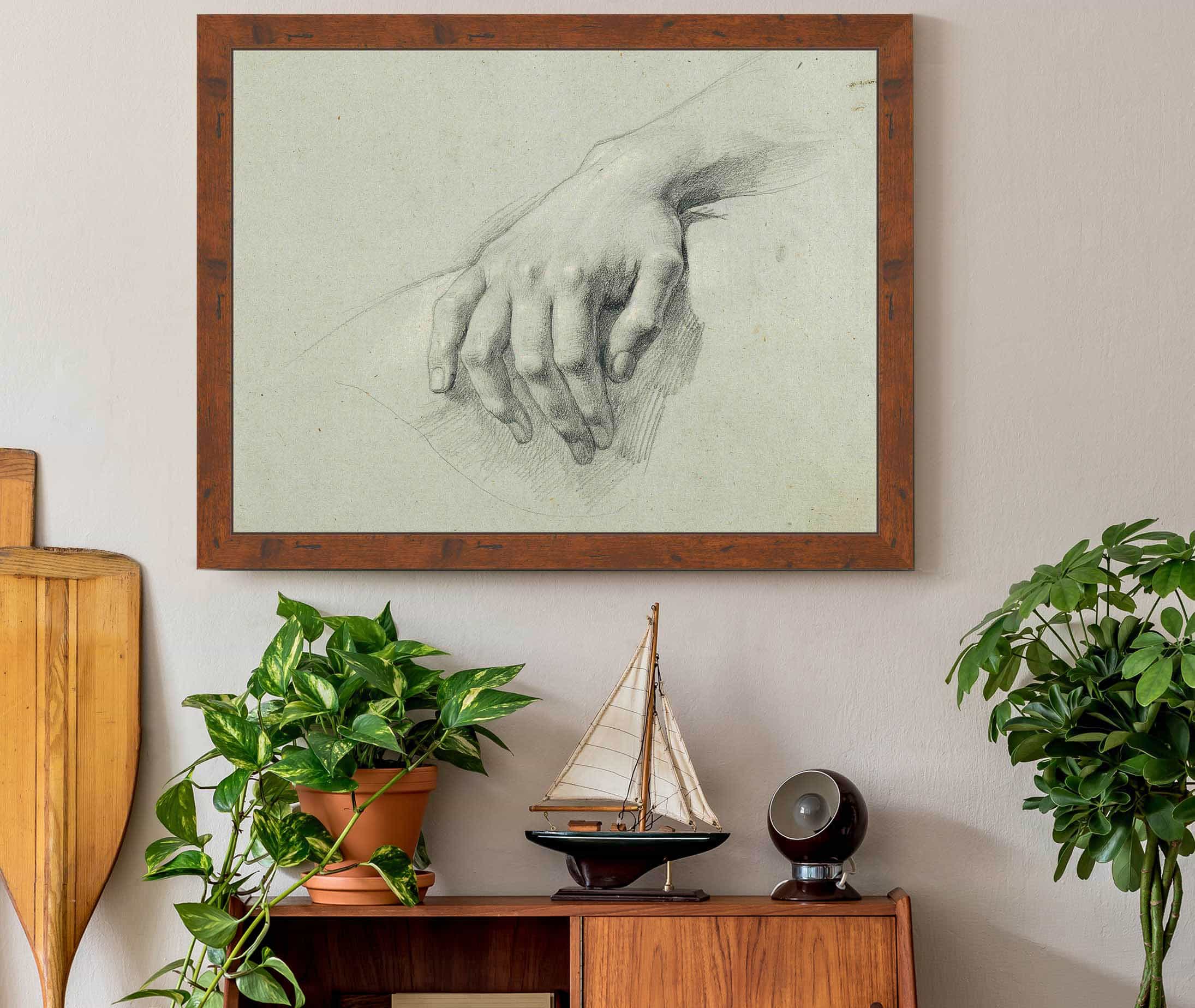 Handstudie Zu Arindal Und Daura  by Johann Peter Krafft
