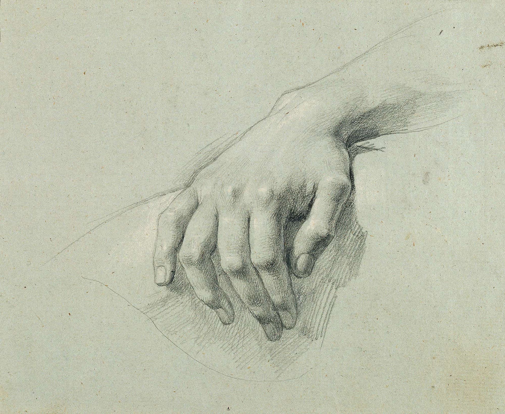 Handstudie Zu Arindal Und Daura  by Johann Peter Krafft