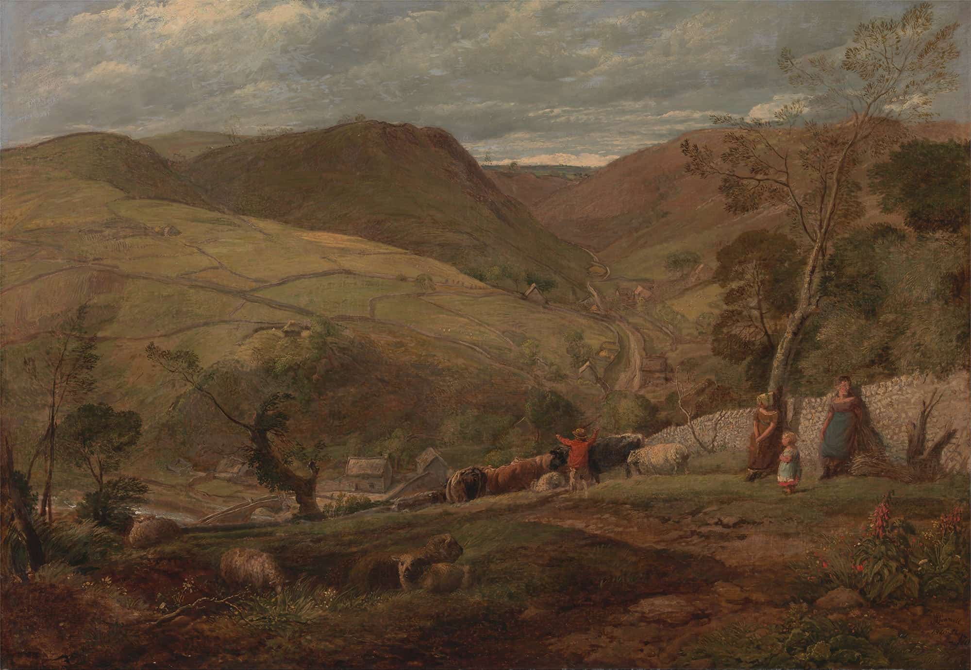 Hanson Toot View In Dovedale by John Linnell
