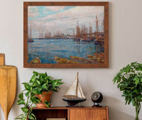 Harbor Of A Thousand Masts by Childe Hassam