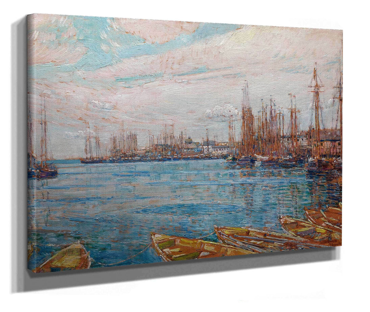 Harbor Of A Thousand Masts by Childe Hassam