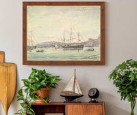 Harbor Scene Marseilles by Johan Barthold Jongkind