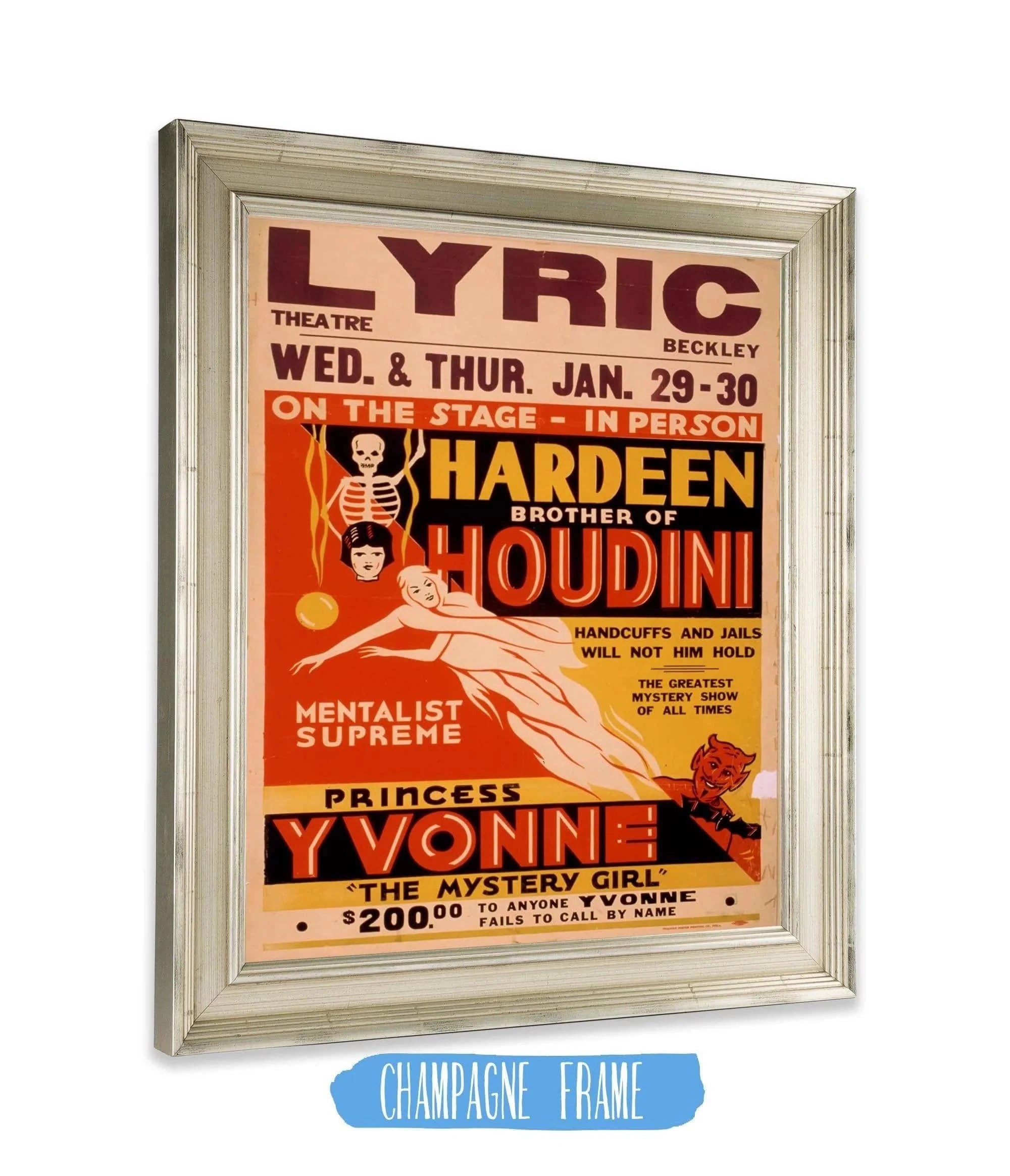 Hardeen Brother of Houdini Show