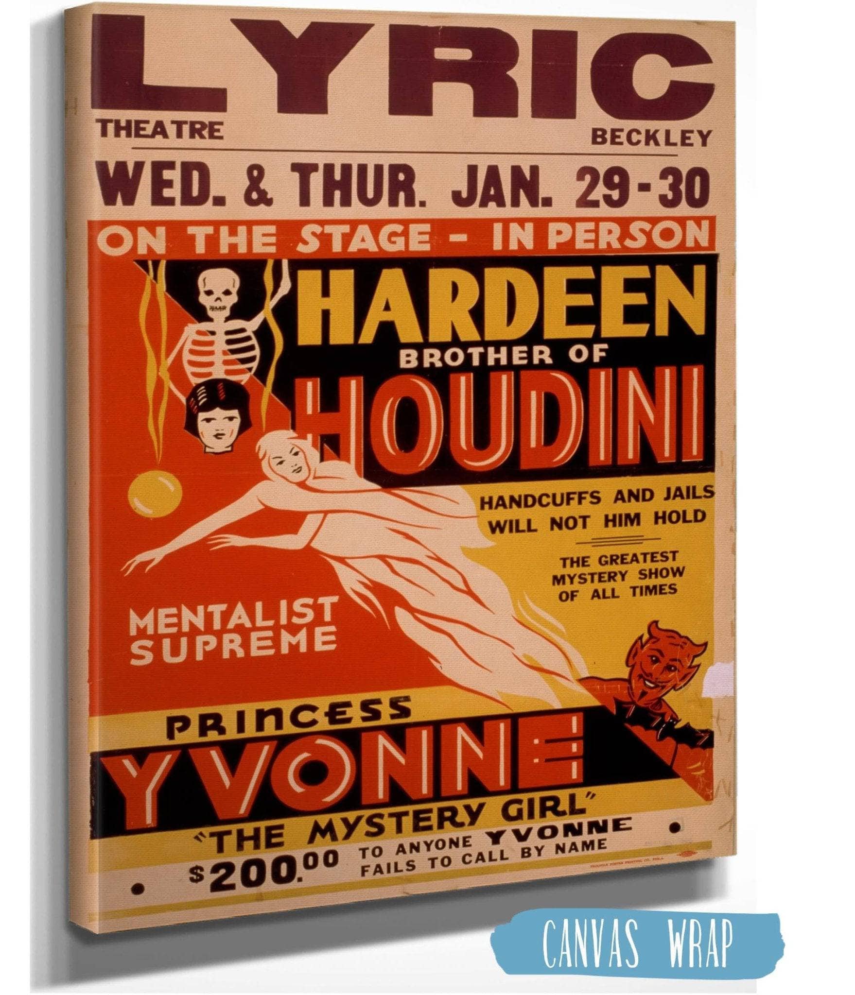 Hardeen Brother of Houdini Show