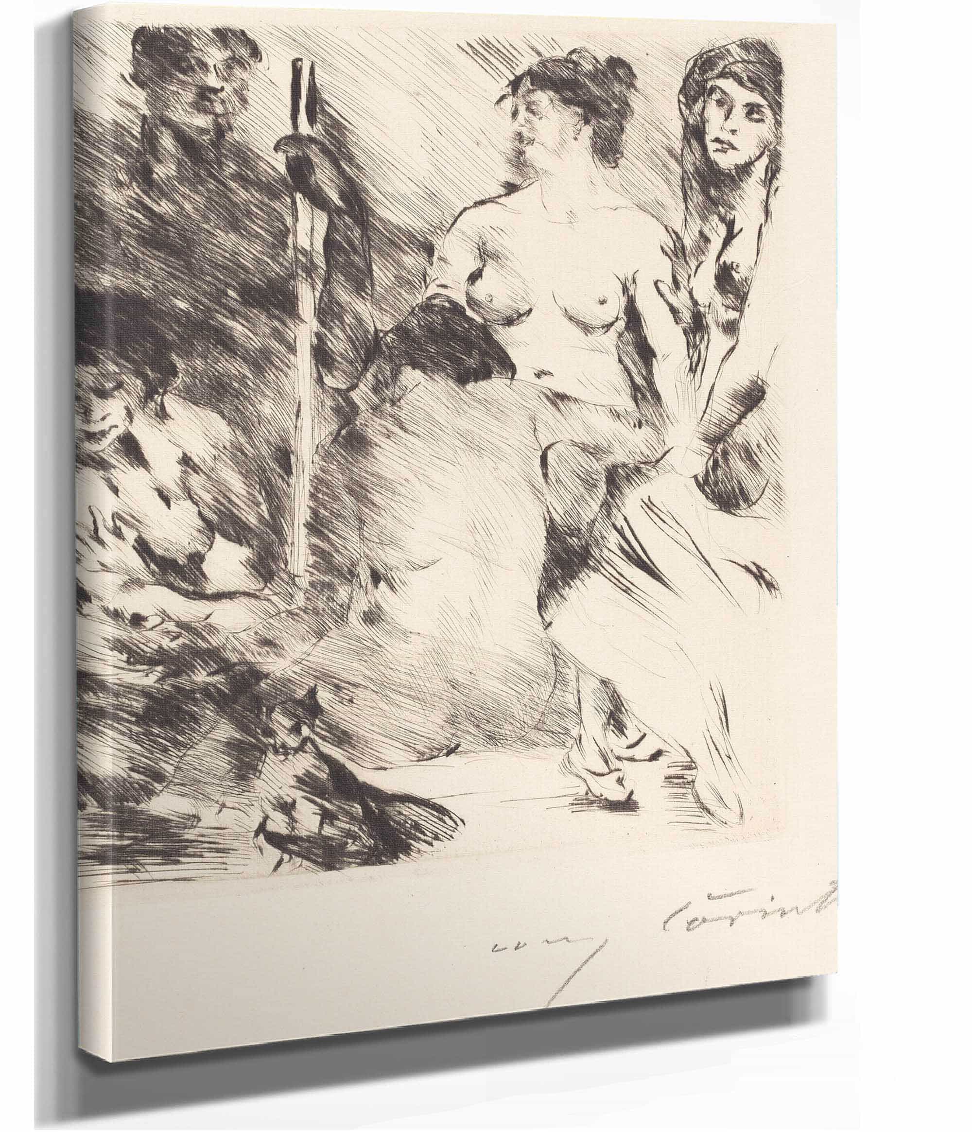Harem Der Harem by Lovis Corinth