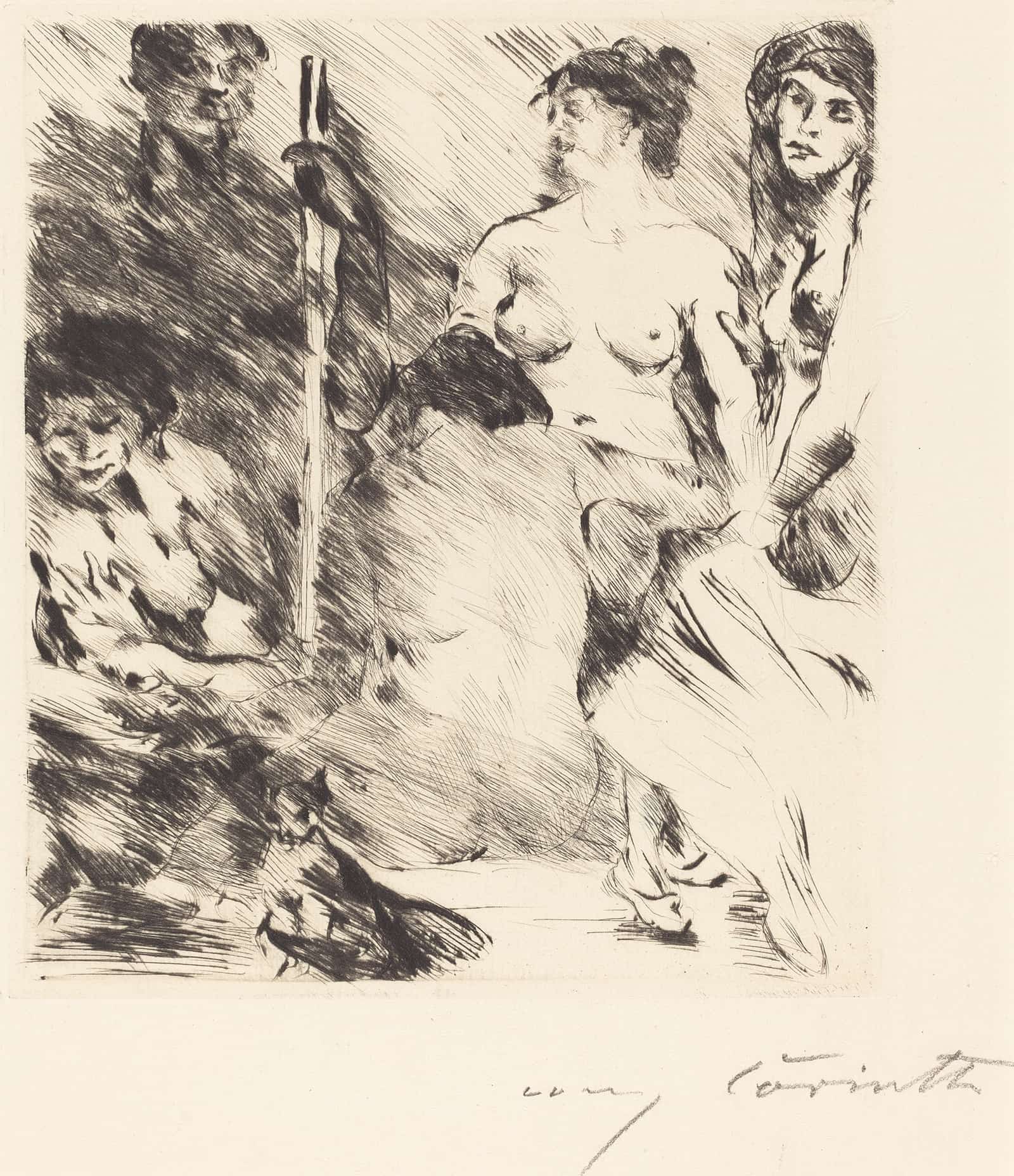Harem Der Harem by Lovis Corinth