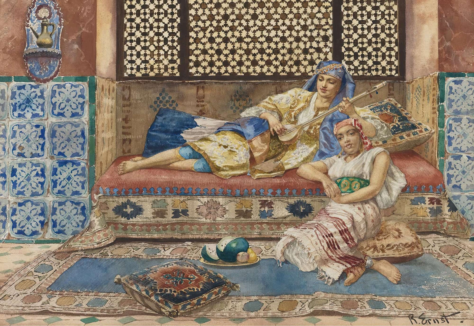 Harem Song by Rudolf Ernst