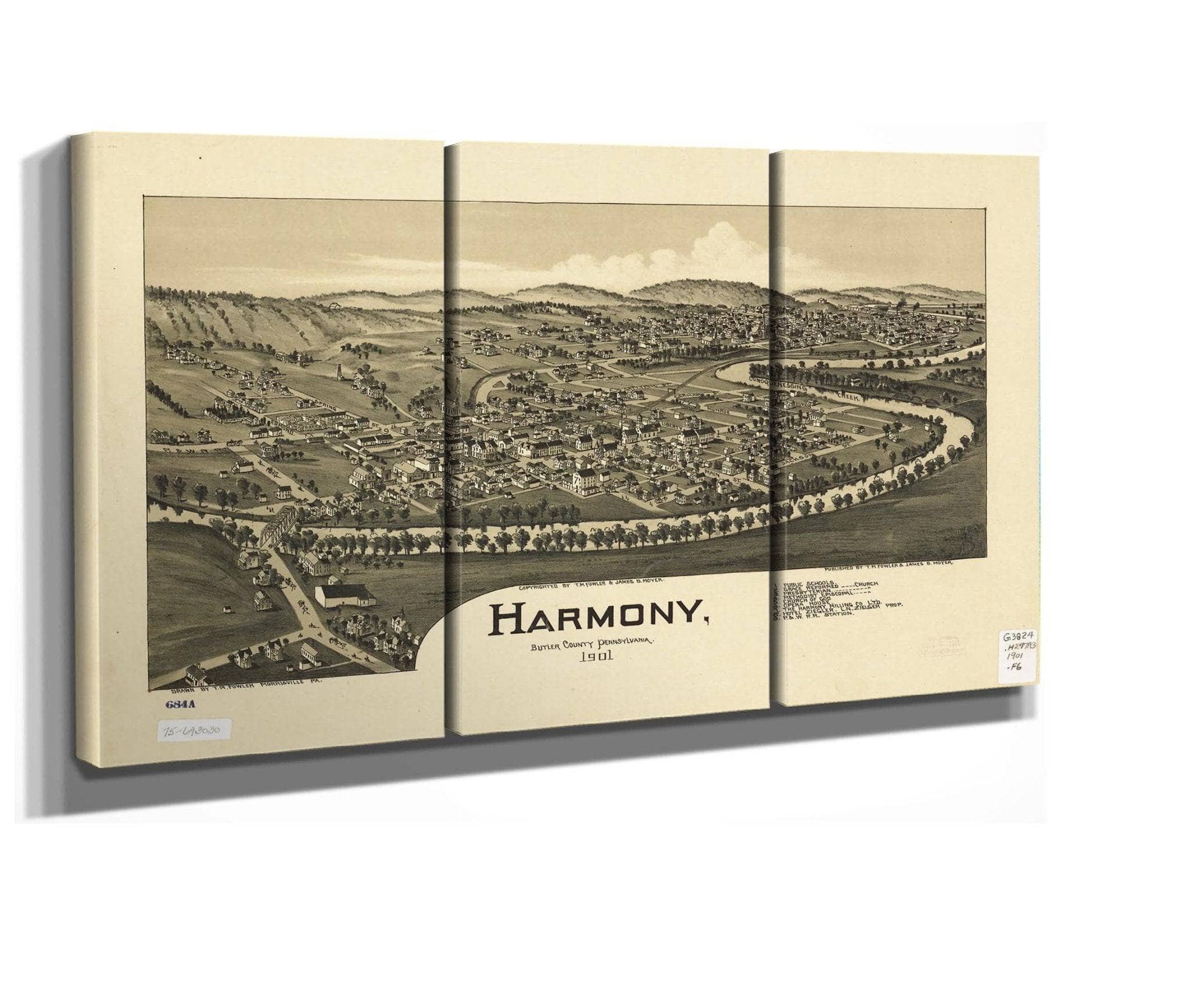 Harmony Butler County Pennsylvania 1901  State Of Pennsylvania