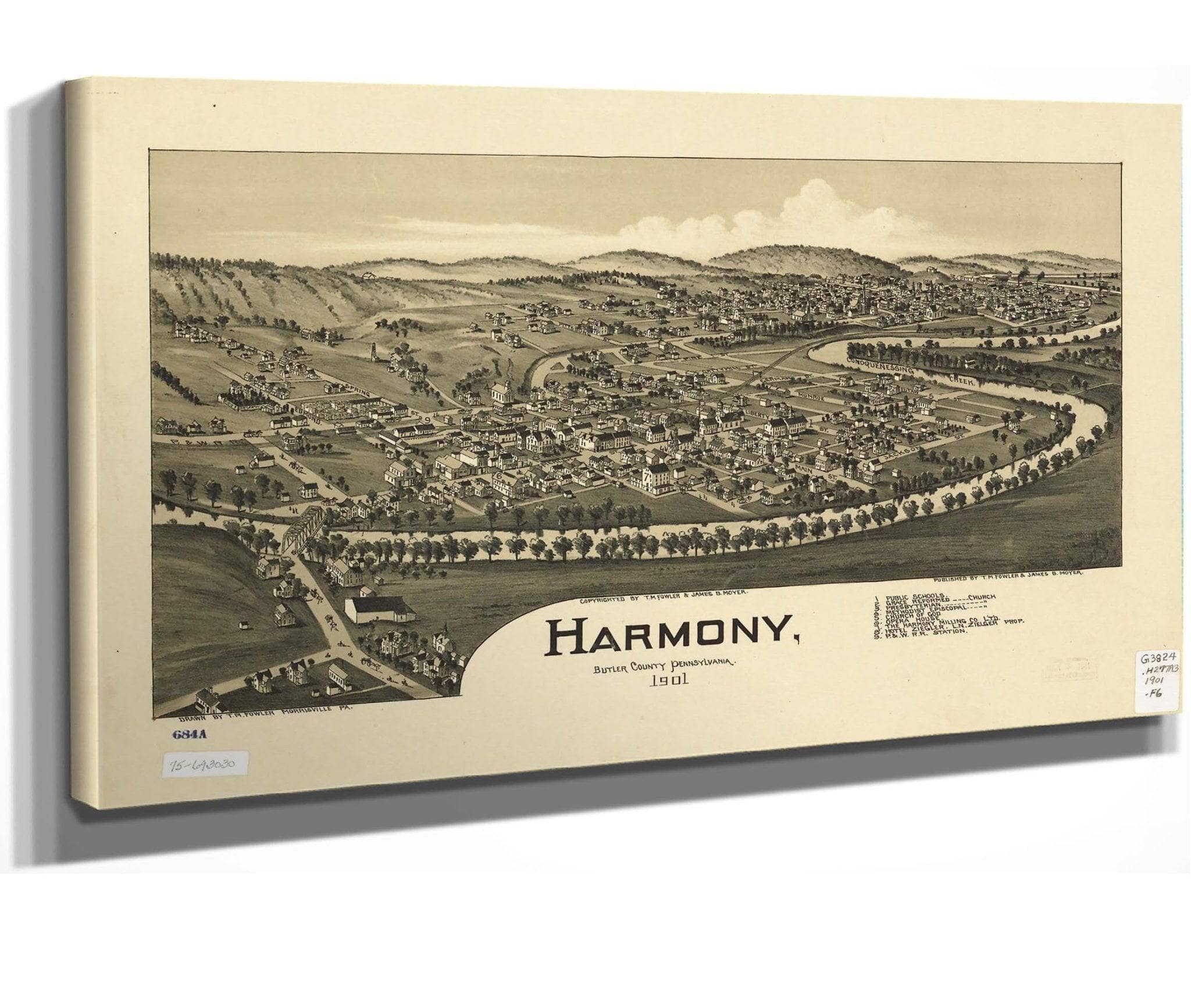 Harmony Butler County Pennsylvania 1901  State Of Pennsylvania