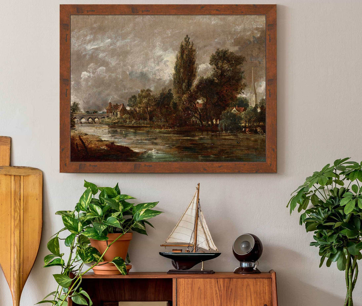 Harnham Bridge Salisbury by John Constable