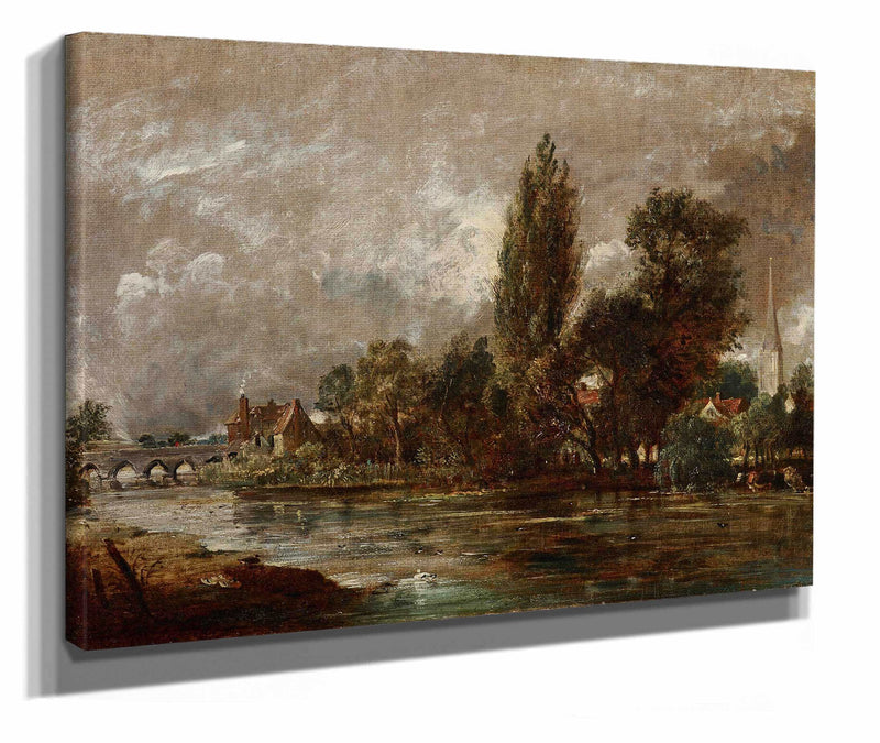 Harnham Bridge Salisbury by John Constable