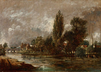 Harnham Bridge Salisbury by John Constable