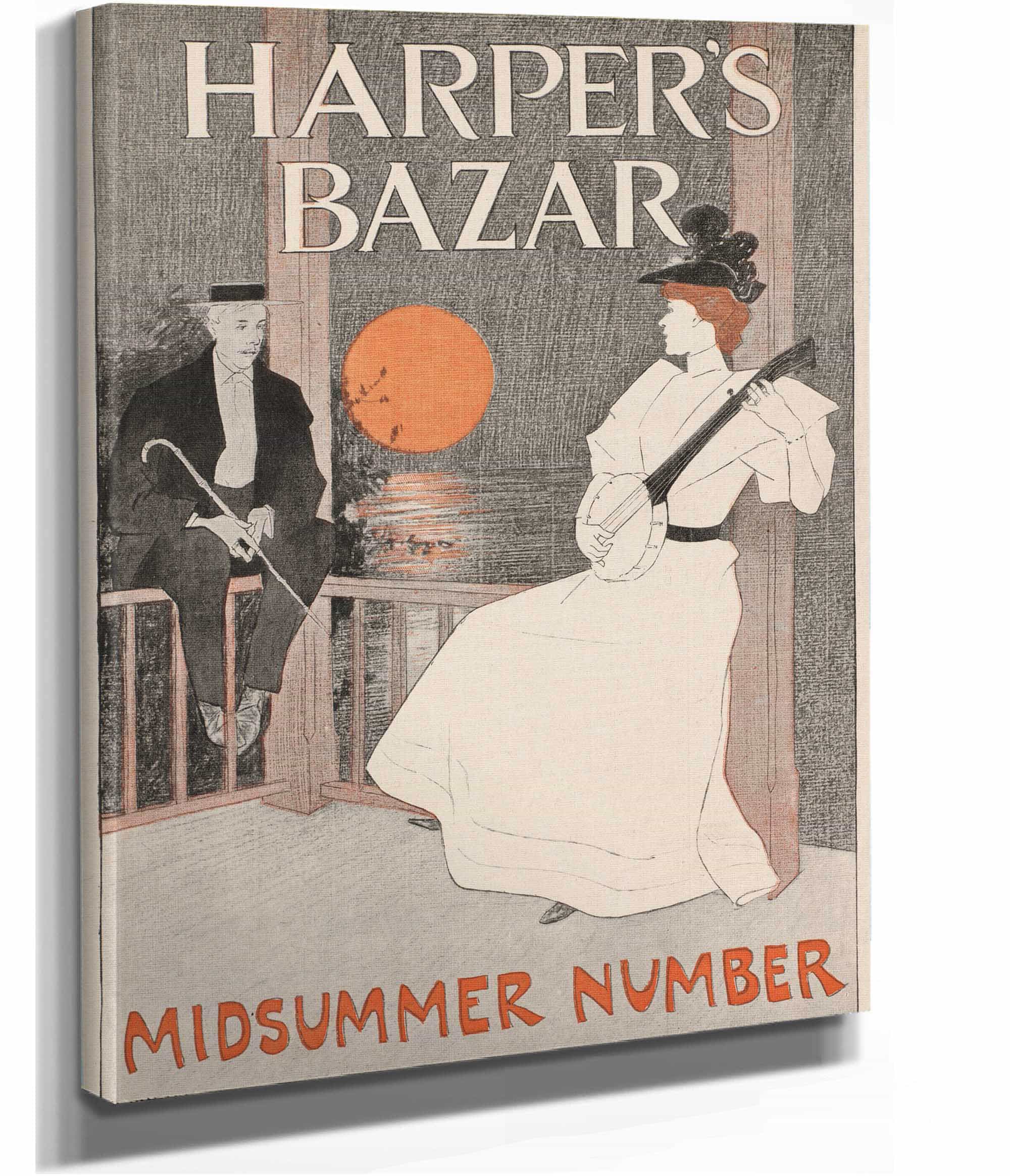 Harpers Bazar Midsummer Number by Edward Penfield