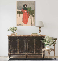 Harpers Bazar Xmas by Louis Rhead