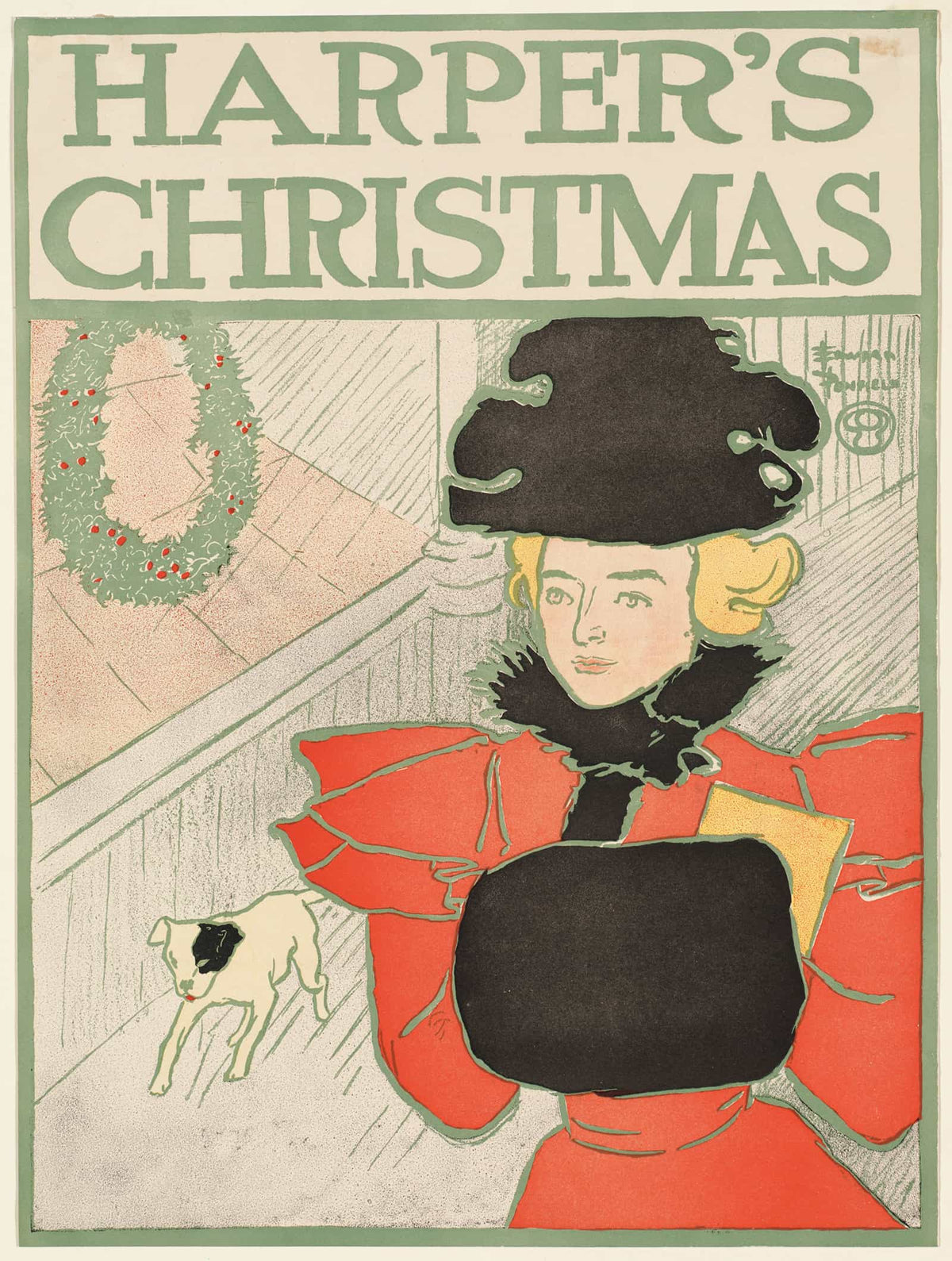 Harpers Christmas by Edward Penfield