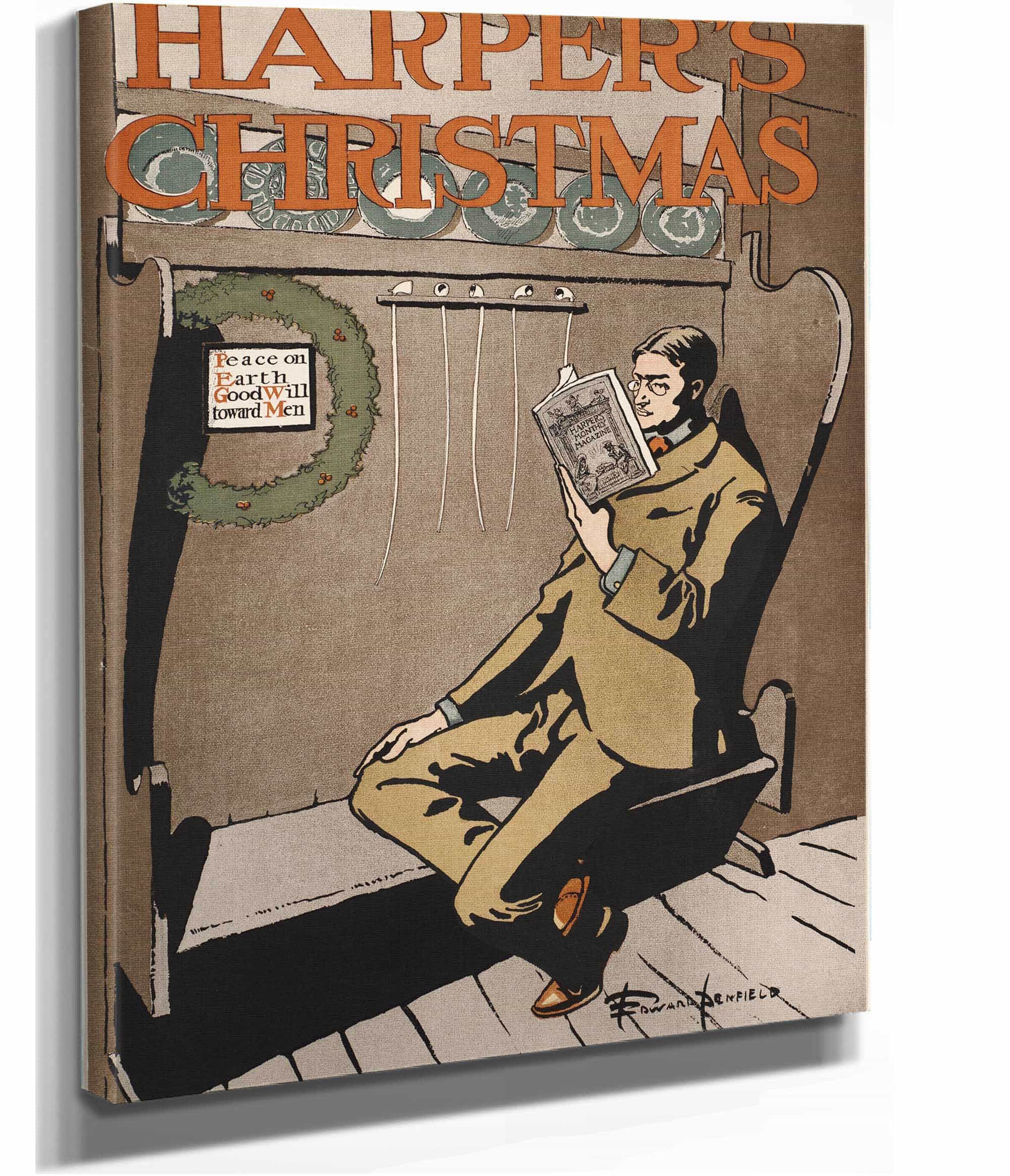 Harpers Christmas by Edward Penfield