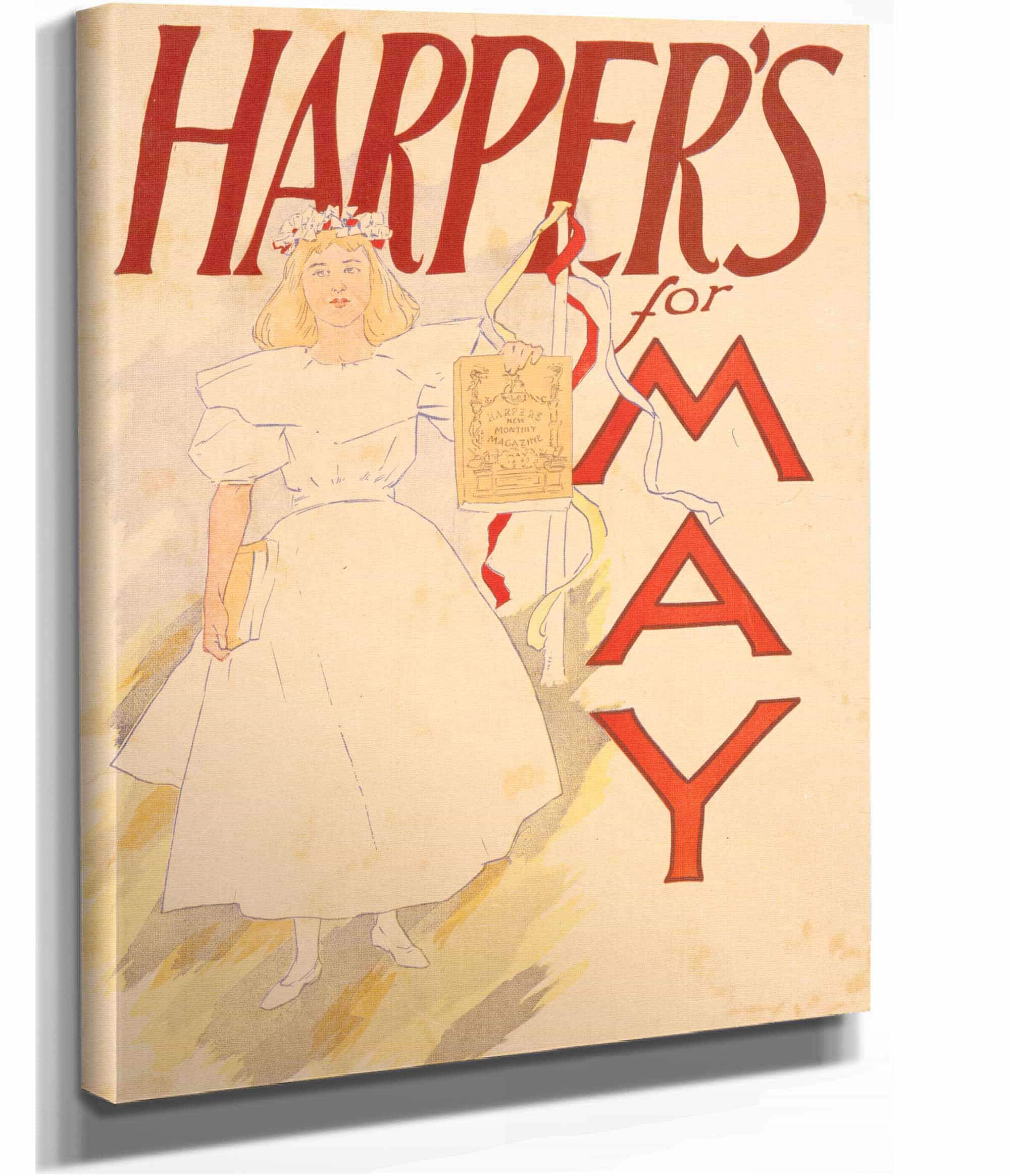 Harpers For May by Edward Penfield