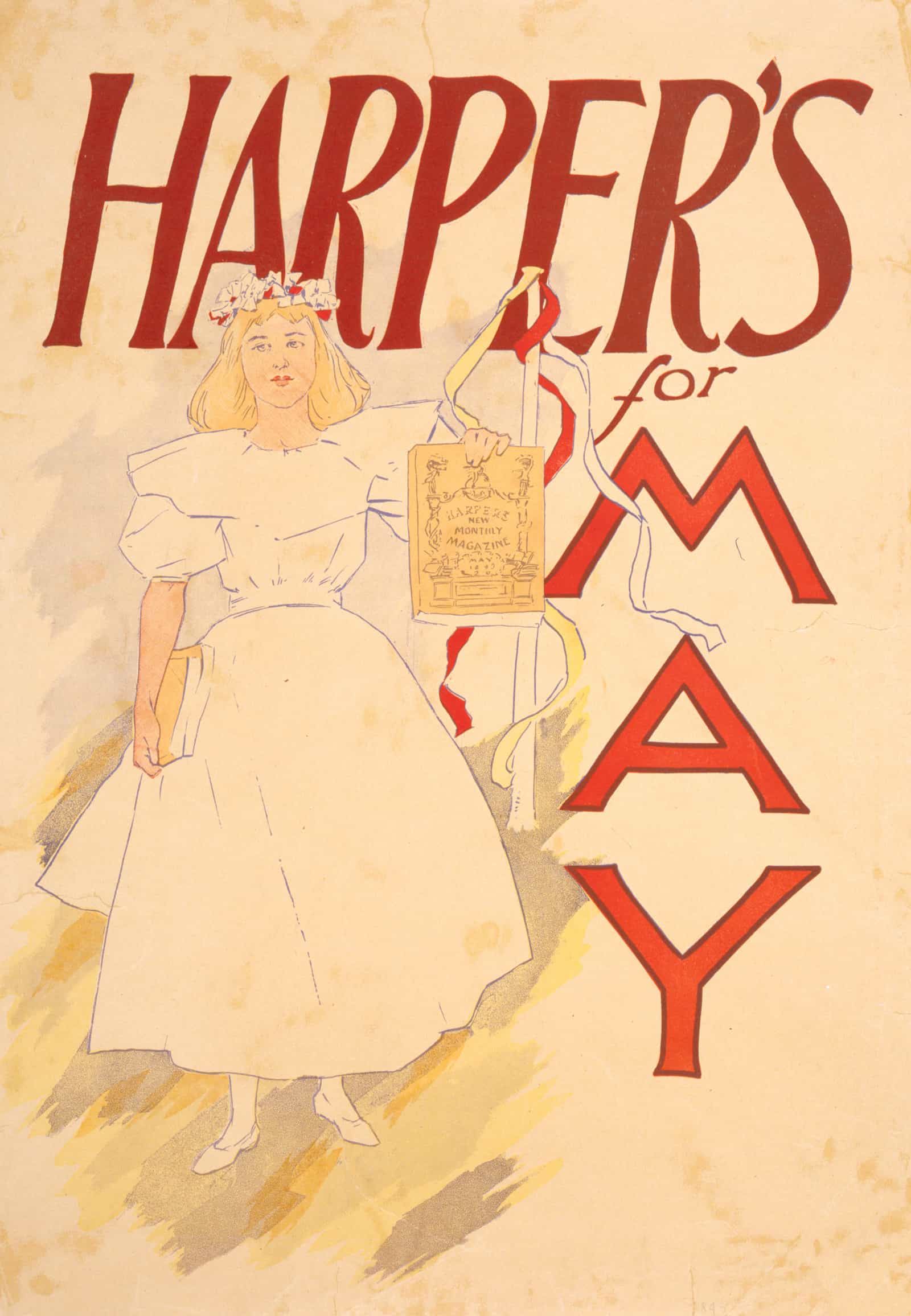 Harpers For May by Edward Penfield