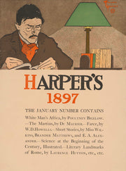 Harpers  January Number Contains by Edward Penfield