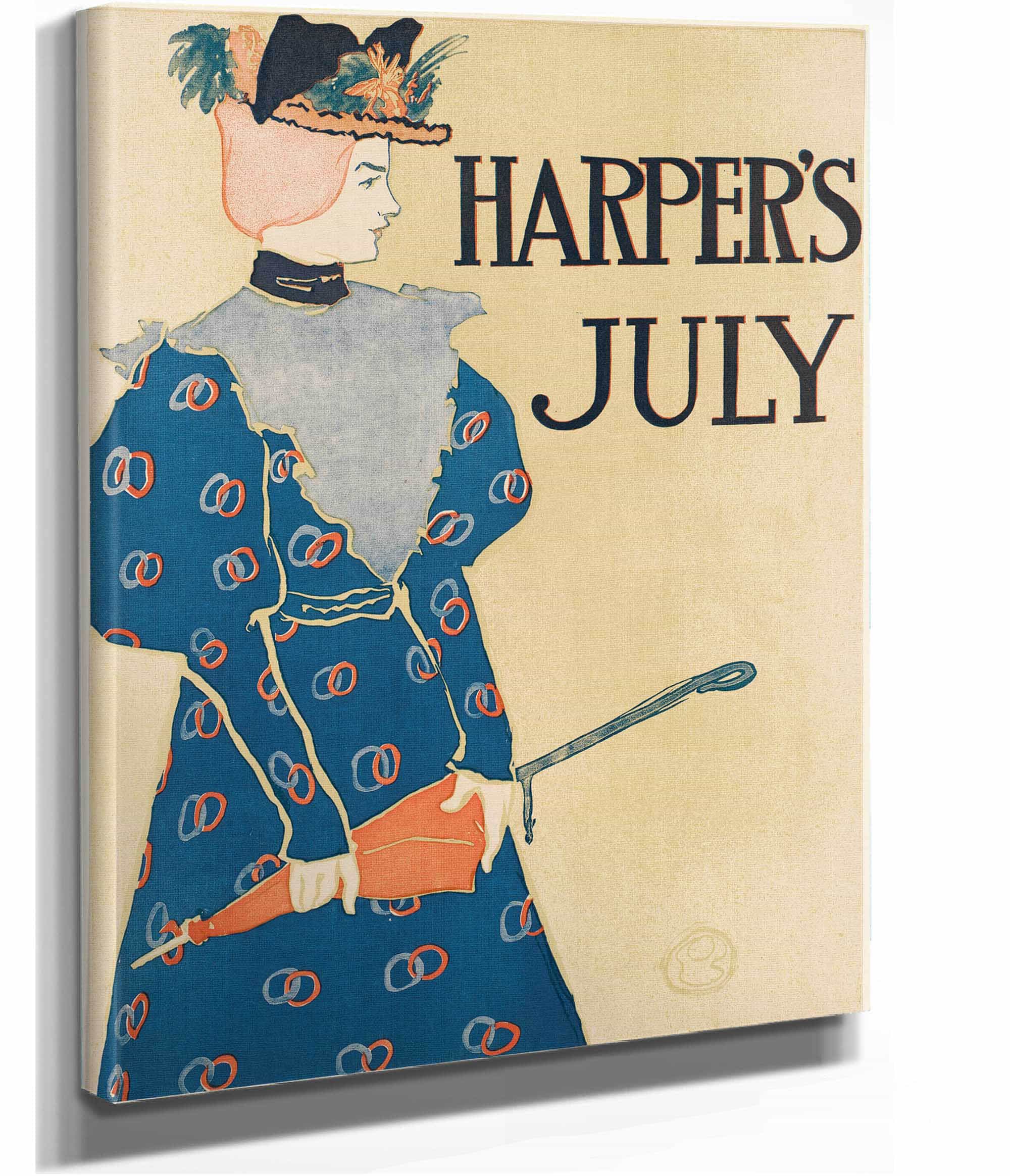 Harpers July  by Edward Penfield