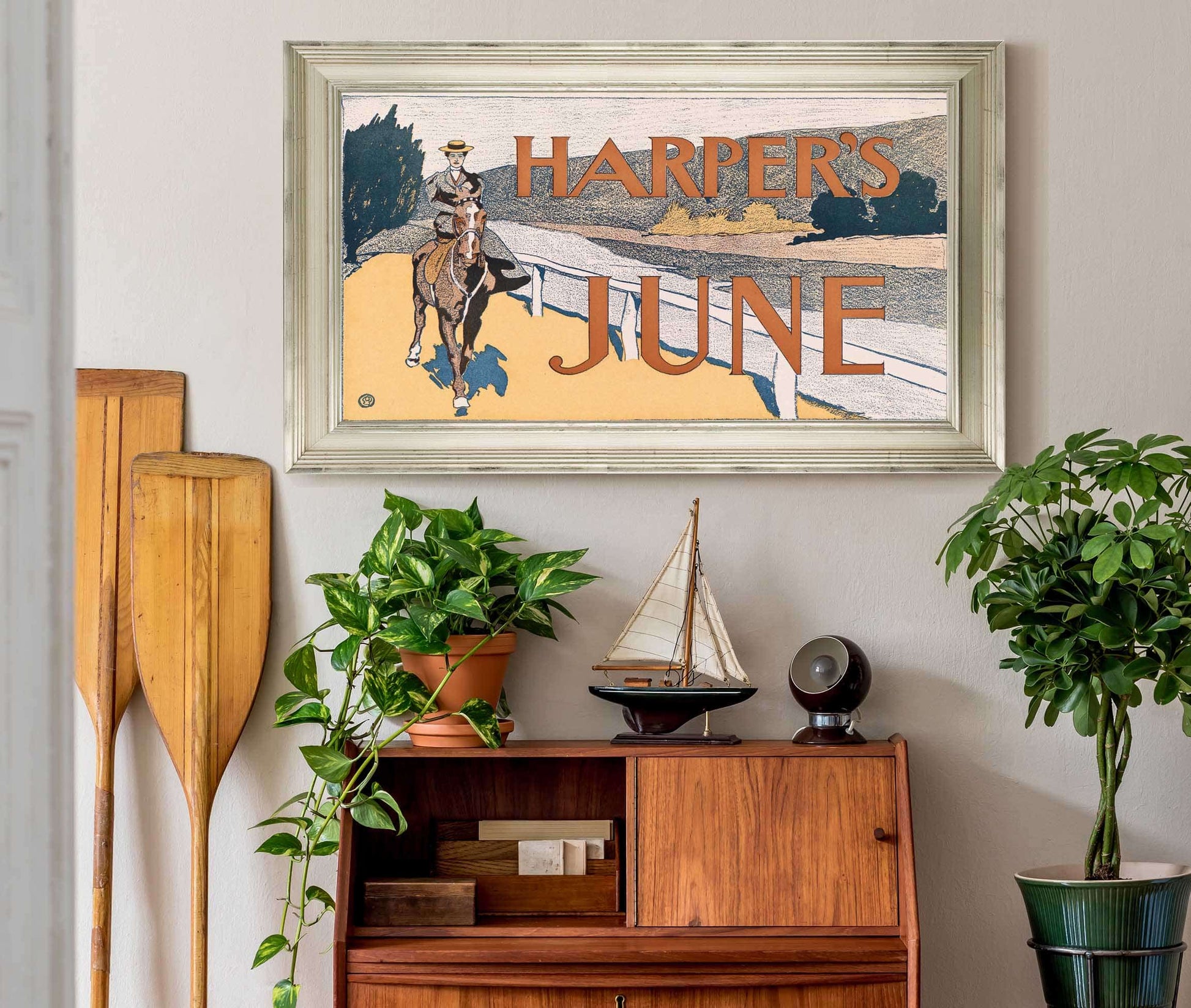 Harpers June  by Edward Penfield