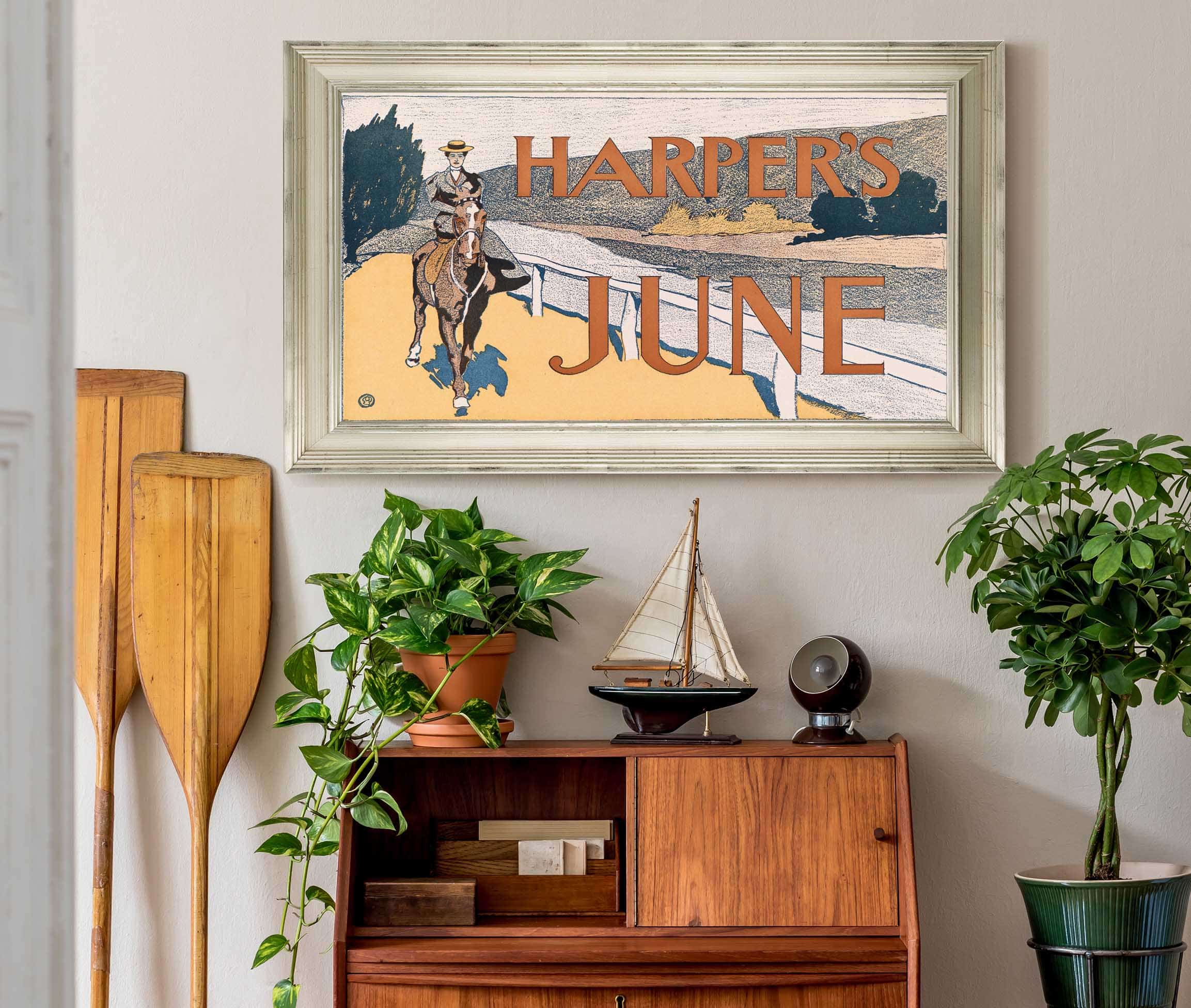 Harpers June  by Edward Penfield