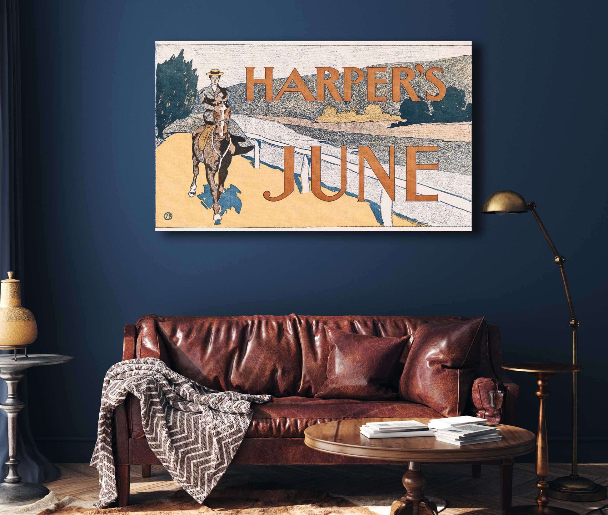 Harpers June  by Edward Penfield