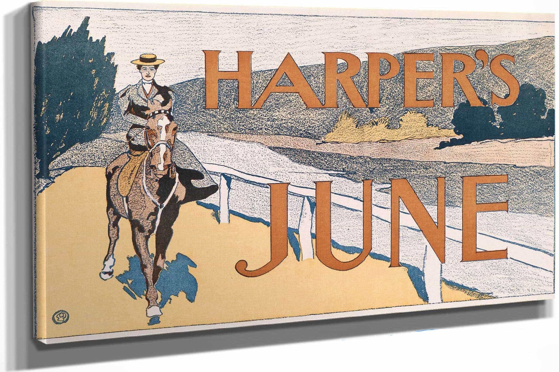 Harpers June  by Edward Penfield