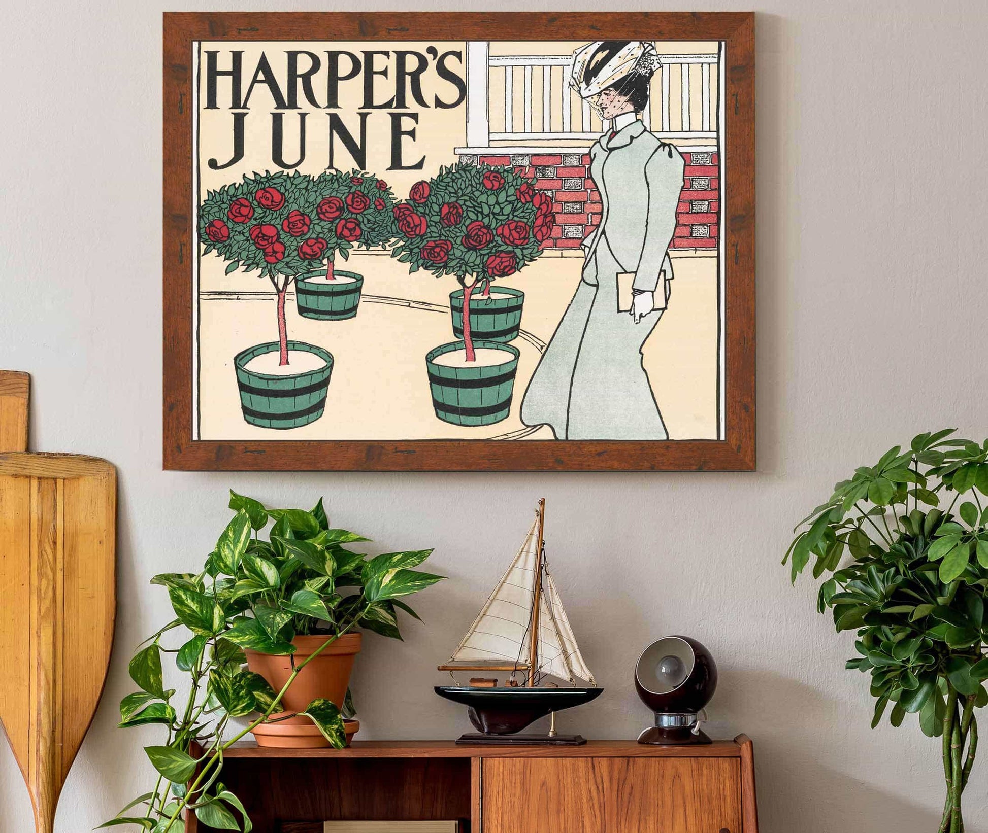 Harpers June  by Edward Penfield