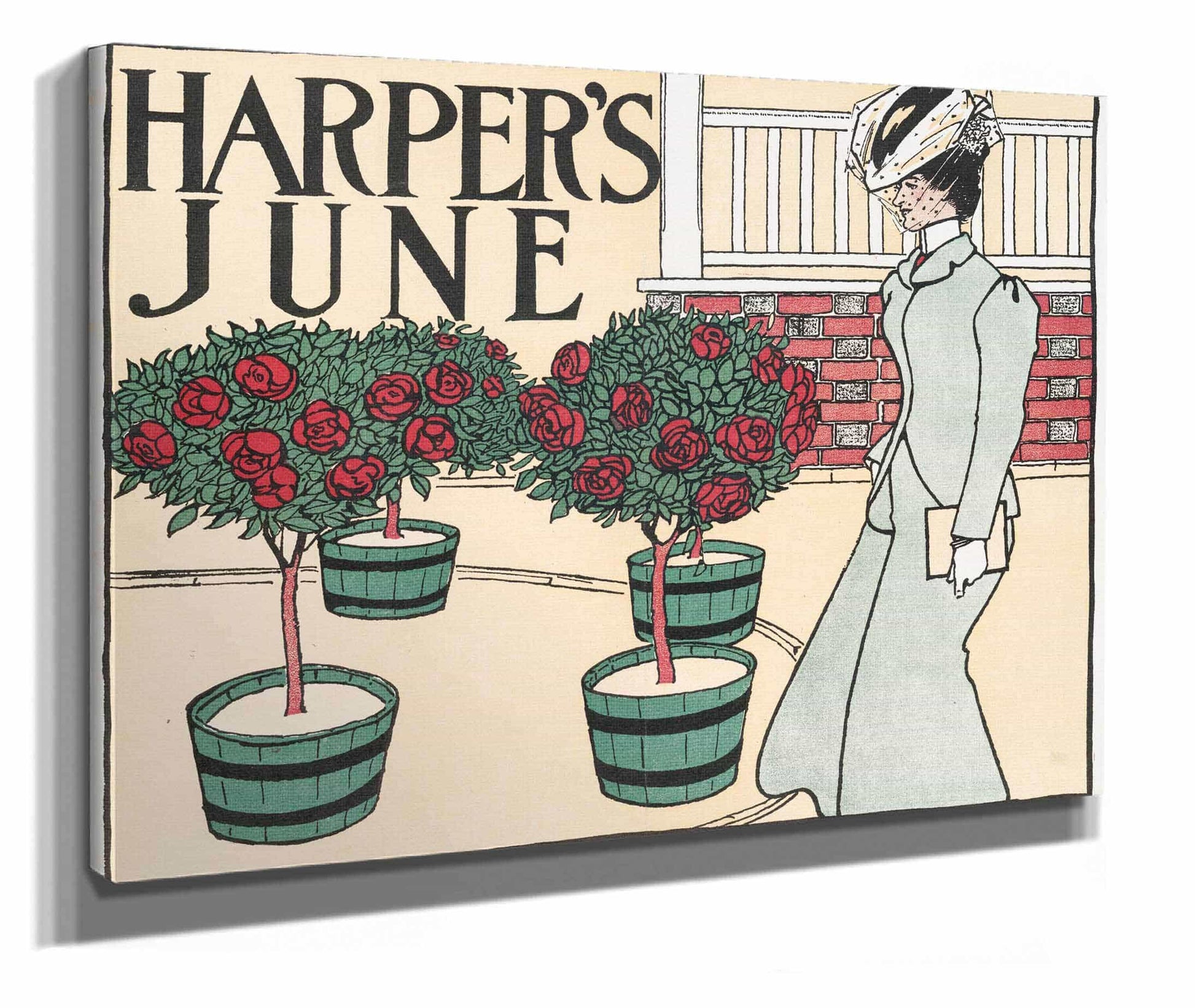 Harpers June  by Edward Penfield