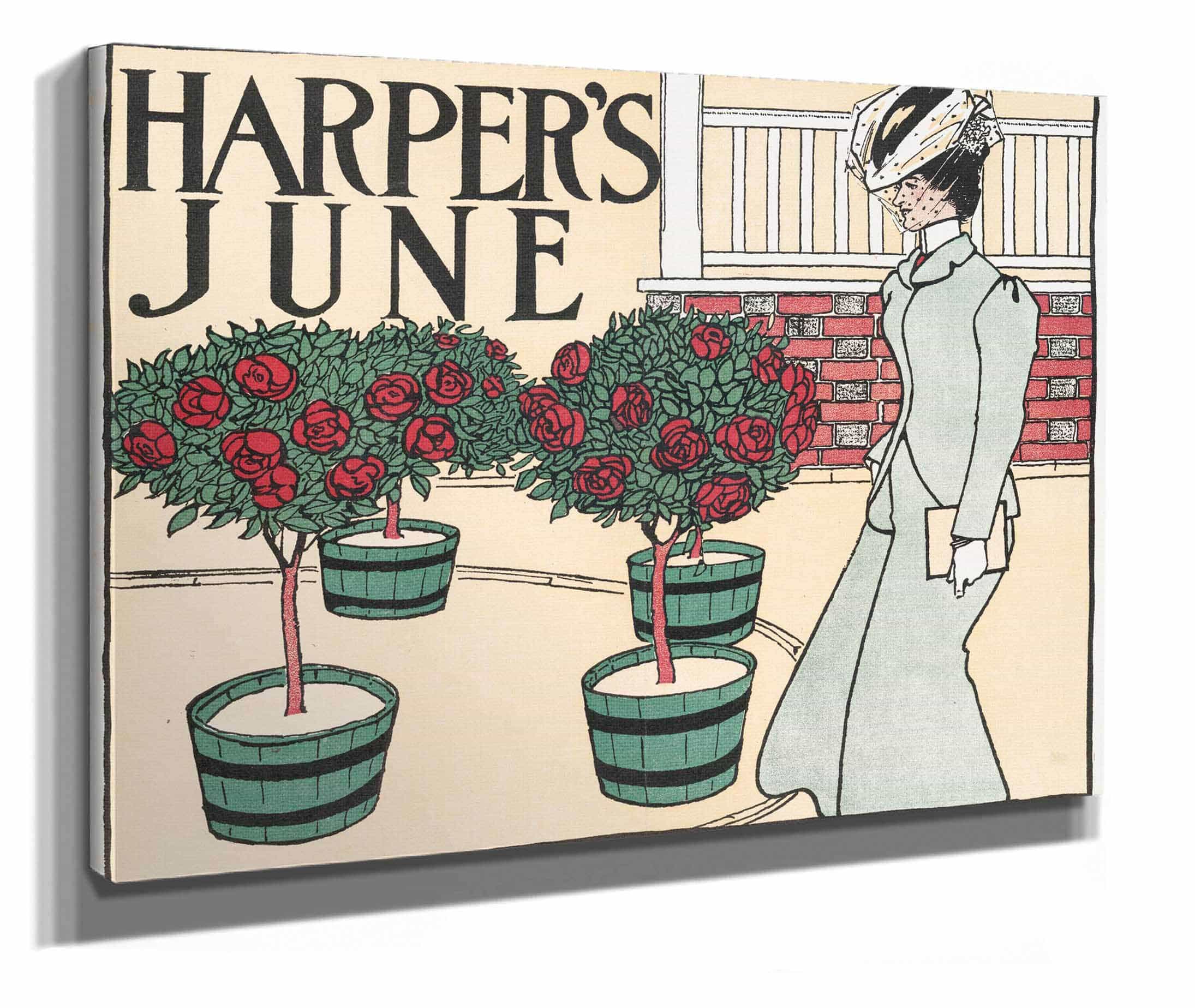 Harpers June  by Edward Penfield