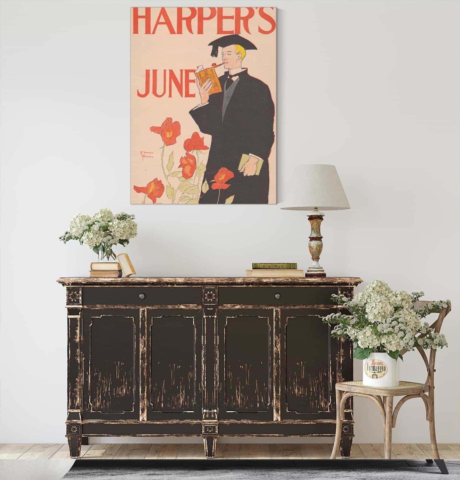 Harpers June  by Edward Penfield