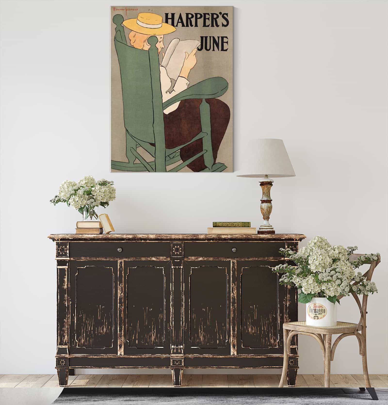 Harpers June  by Edward Penfield